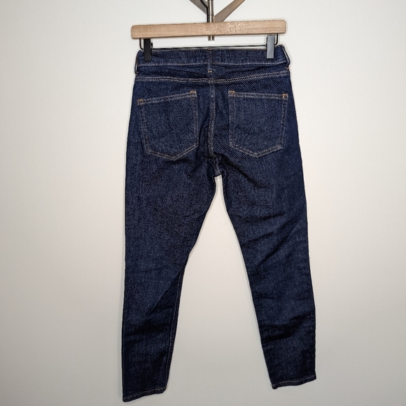 Everlane High Waist Dark Denim Ankle Jeans | Size 26 - Picture 6 of 6